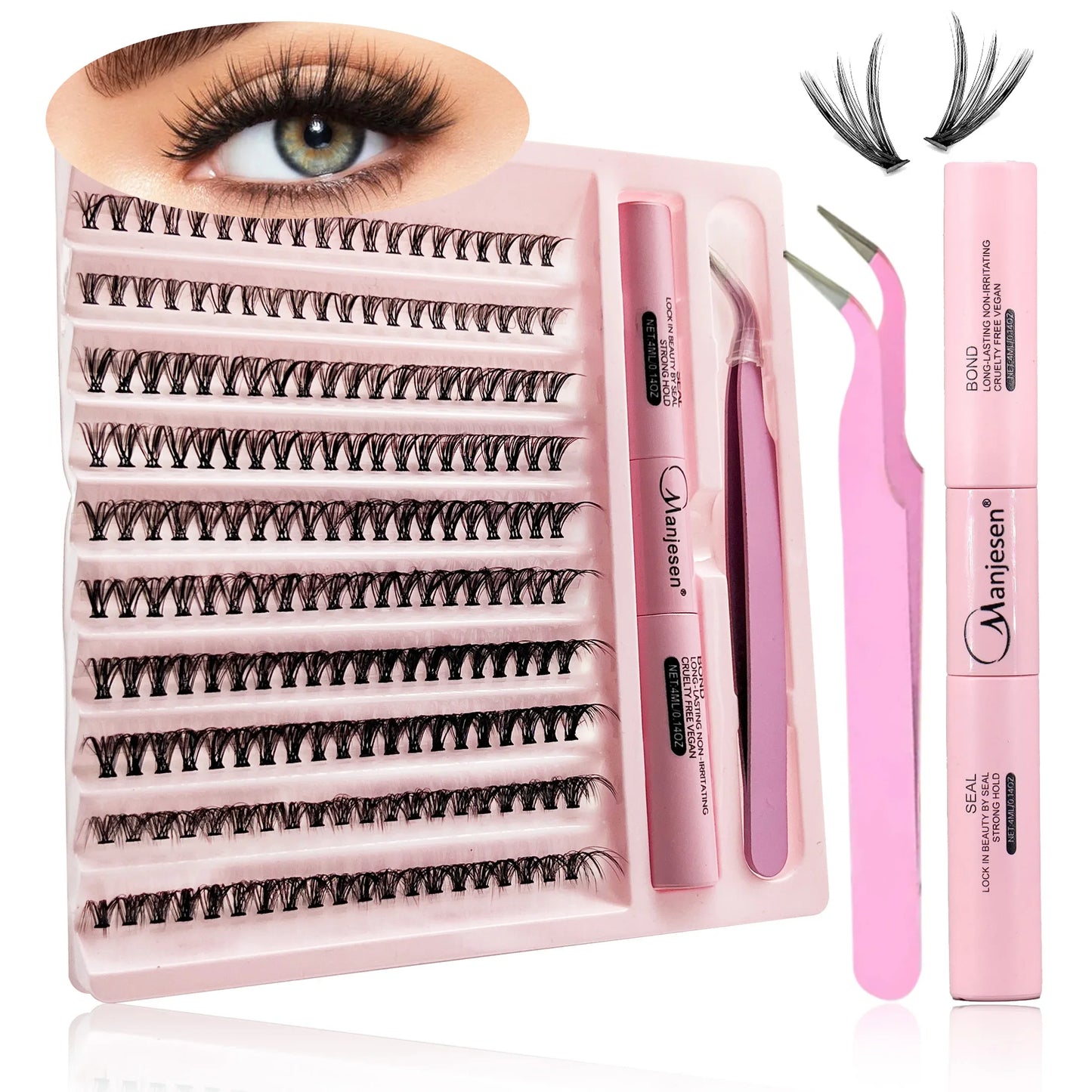 Ima Beauty – Kit Extensions de Cils DIY 200 pcs Bond & seal