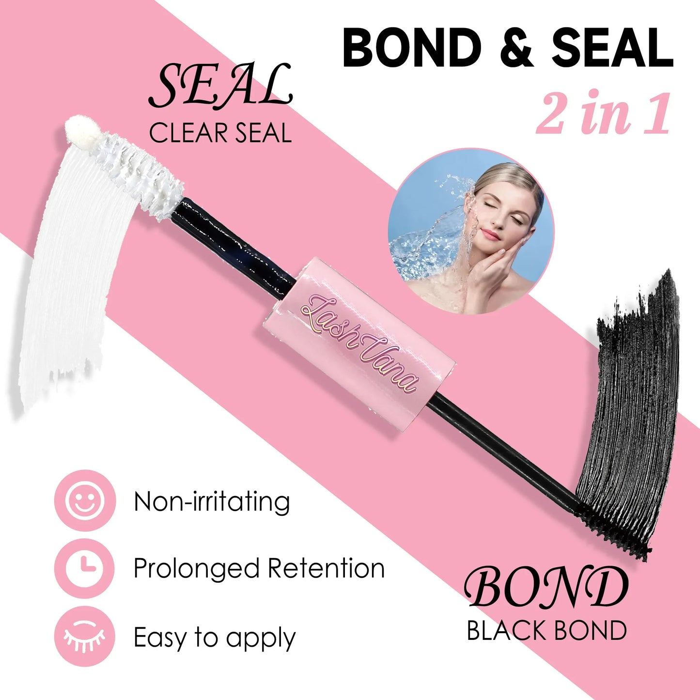 Ima Beauty – Kit Extensions de Cils DIY 200 pcs Bond & seal