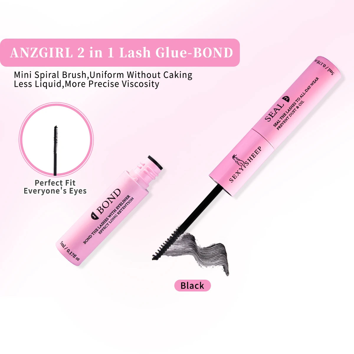 Ima Beauty – Lash Cluster Glue 10ml 2 en 1 Bond & Seal